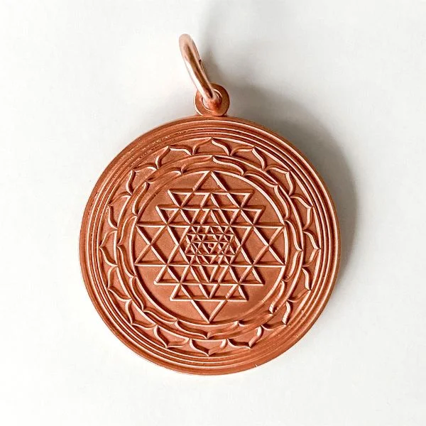 Shree Yantra Copper Charm