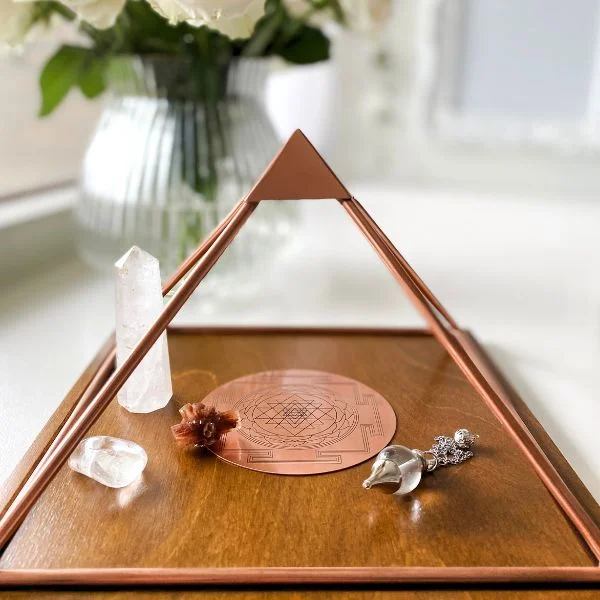 Copper Yantra Pyramid